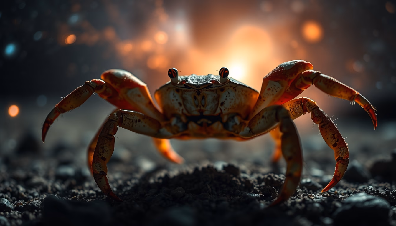 crab nebula supernova in editorial style