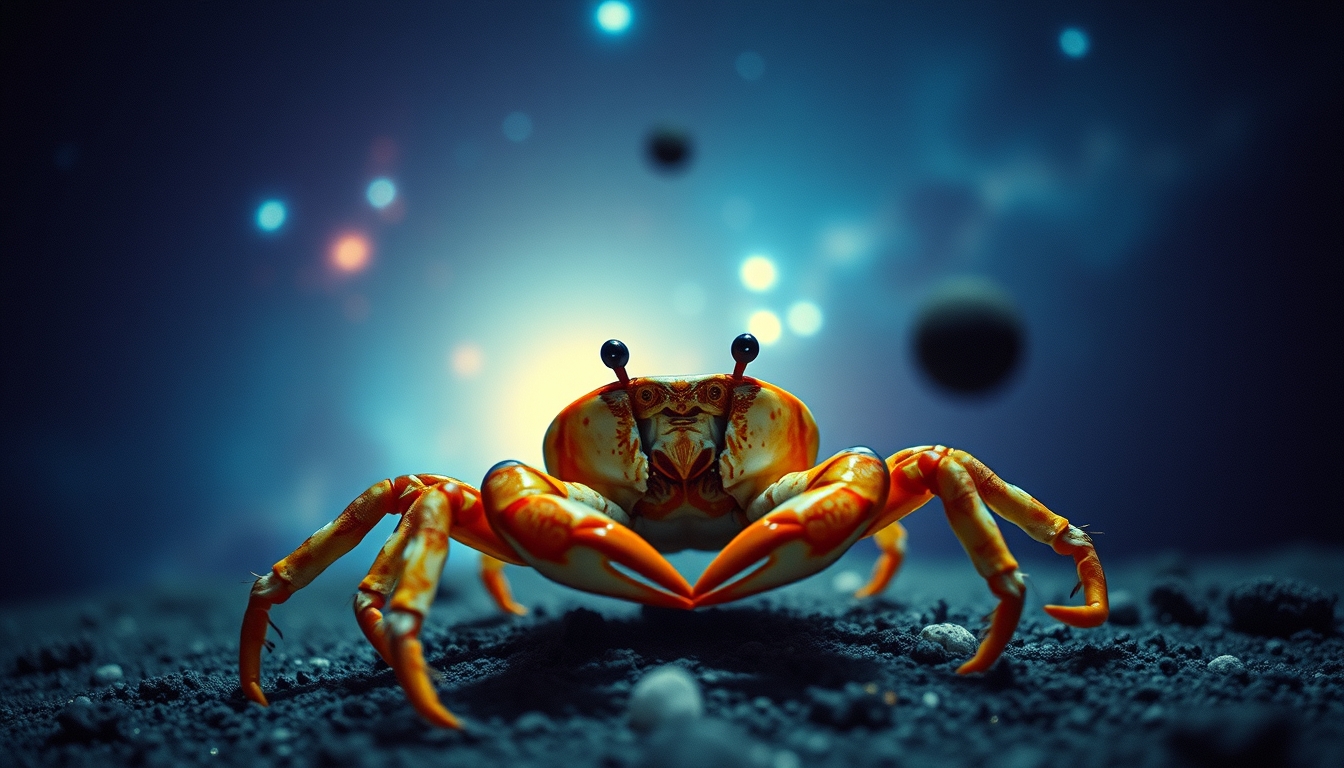 crab nebula supernova in editorial style