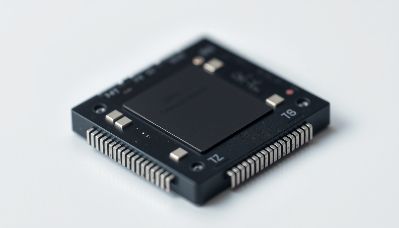 credit card chip macro shot in editorial style