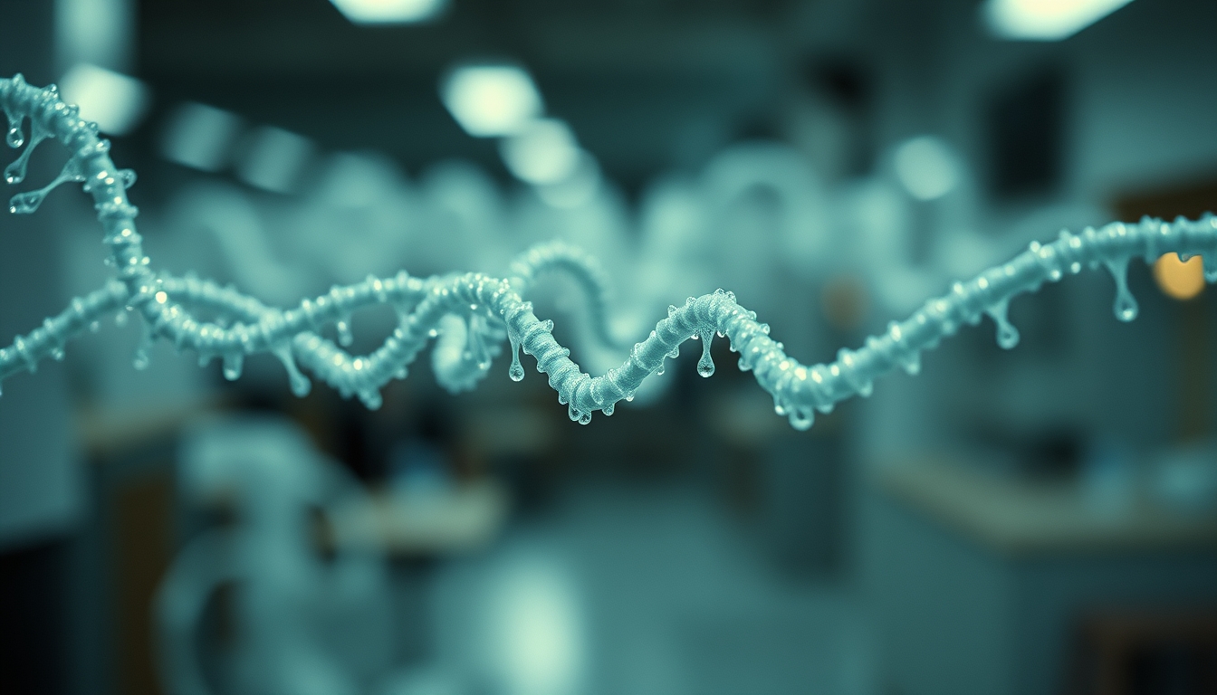 crispr gene editing concept in editorial style