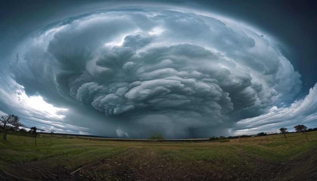 cumulonimbus thunderhead in editorial style