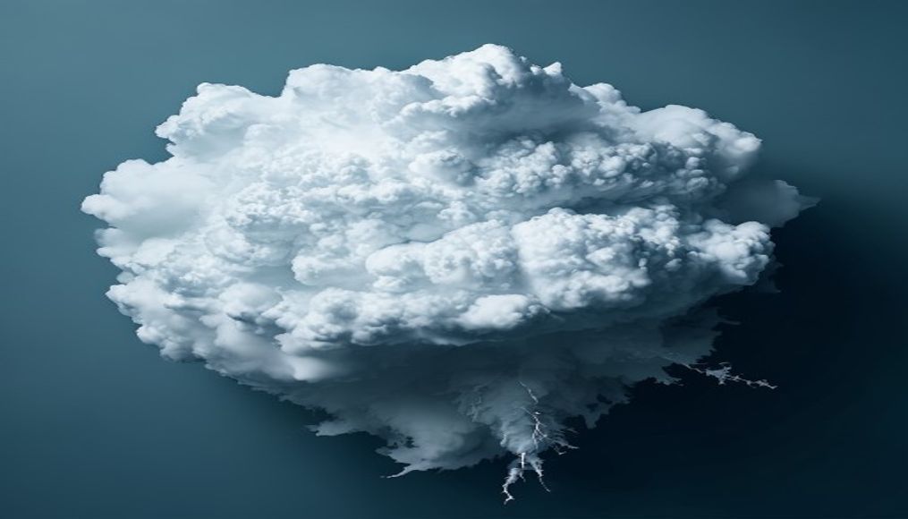 cumulonimbus thunderhead in editorial style