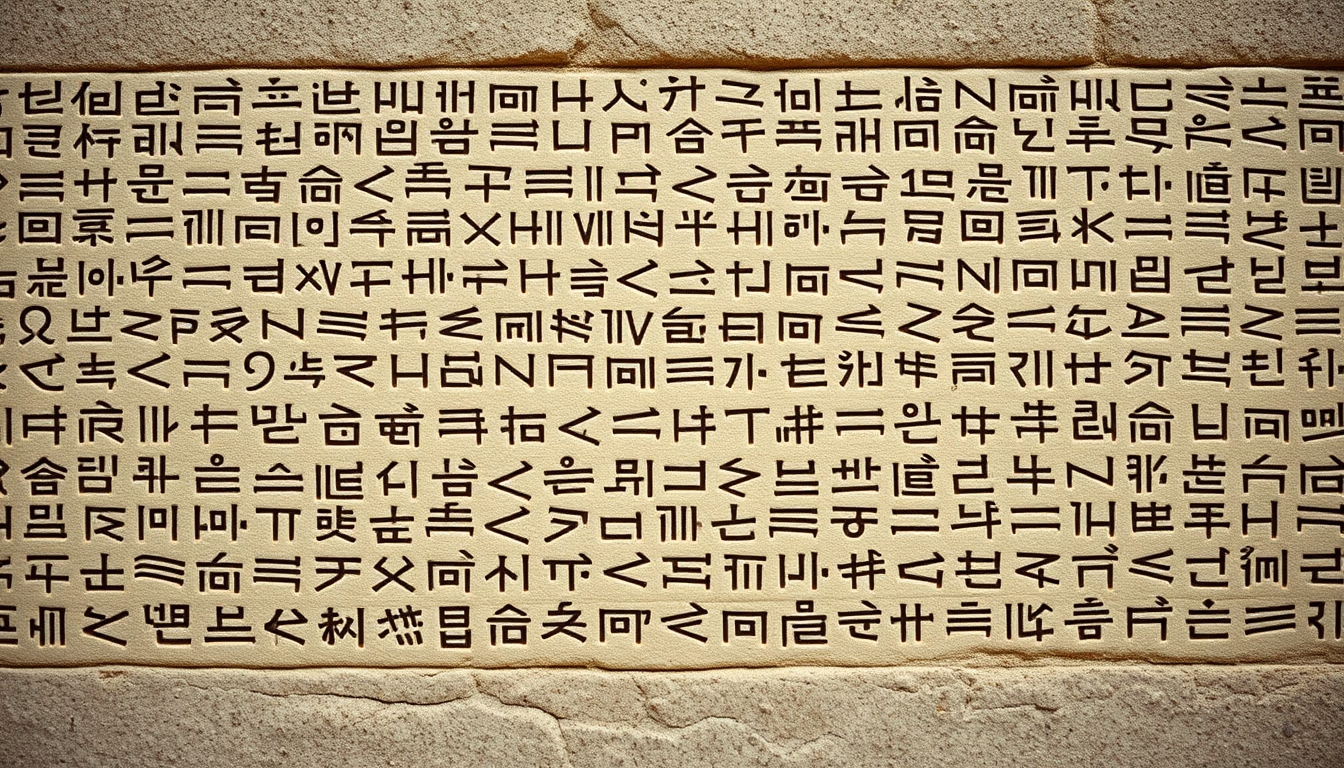 cuneiform sumerian tablet in editorial style