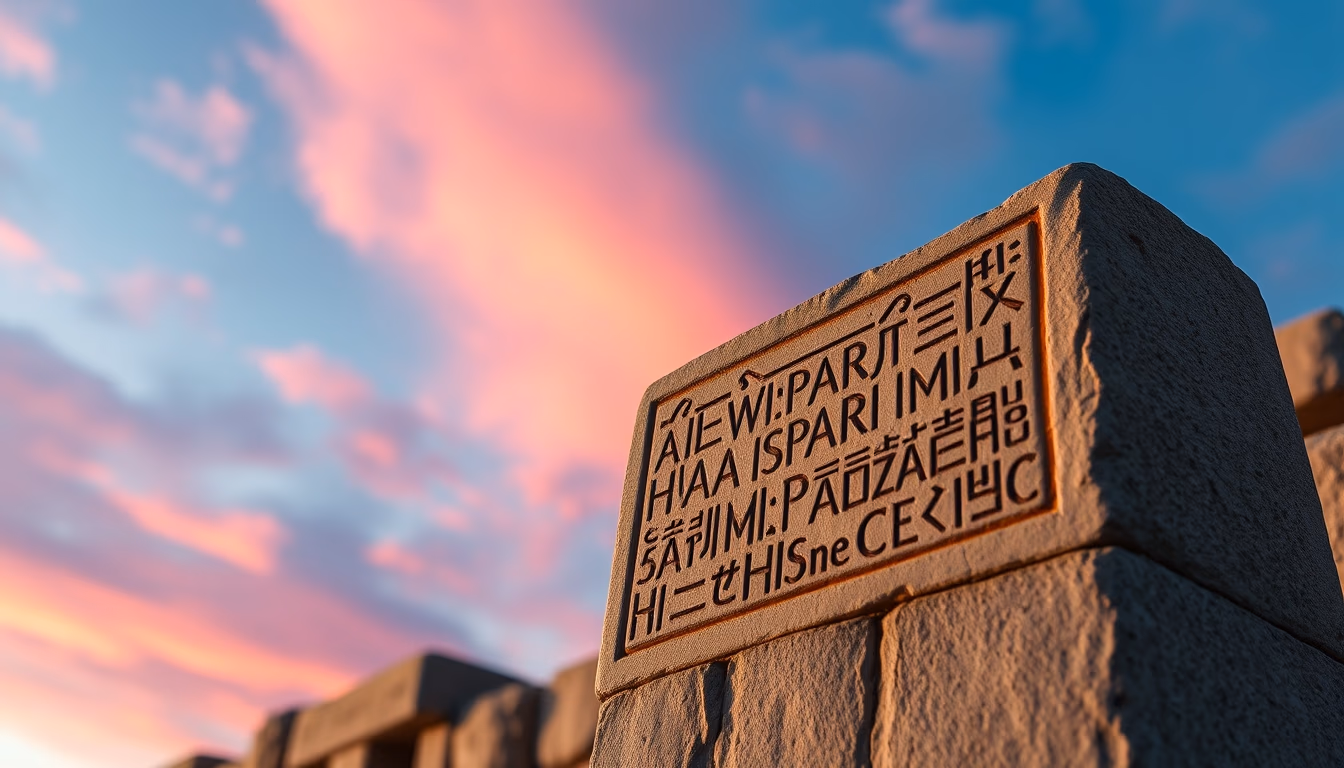 cuneiform tablet sumerian in editorial style