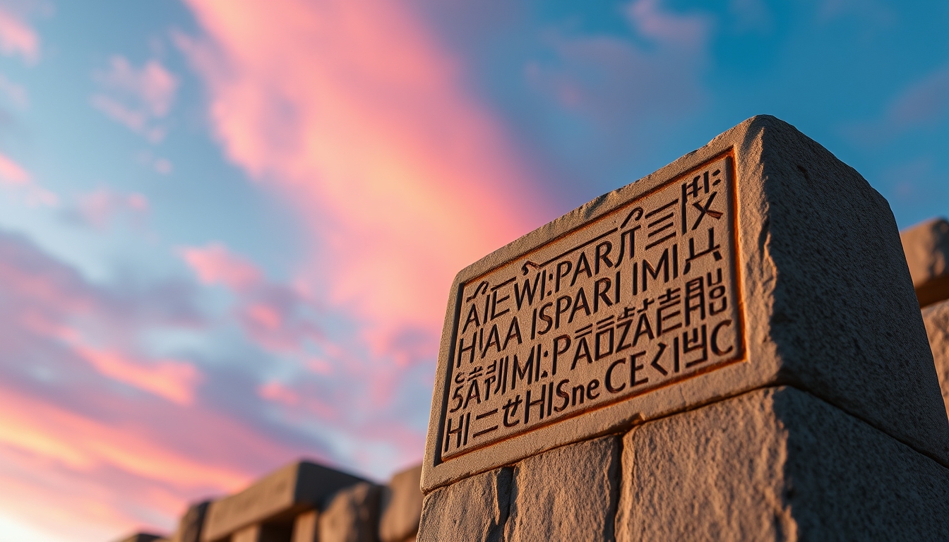 cuneiform tablet sumerian in editorial style