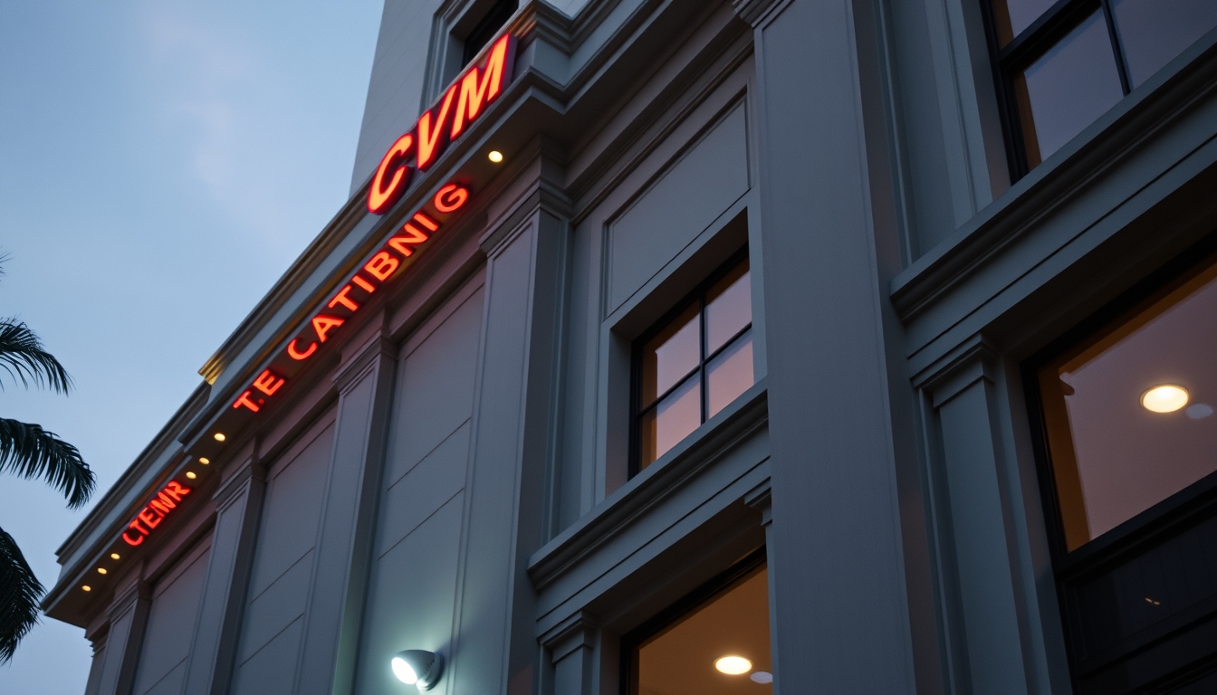 CVM building in Rio de Janeiro architectural exterior em estilo editorial