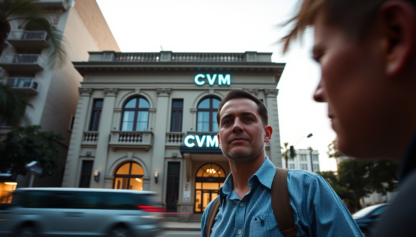 CVM building in Rio de Janeiro architectural exterior em estilo editorial