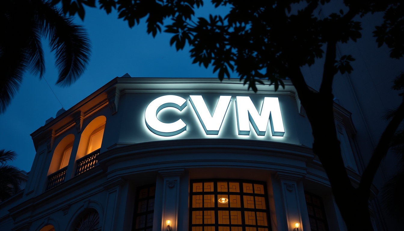 CVM building in Rio de Janeiro architectural exterior em estilo editorial