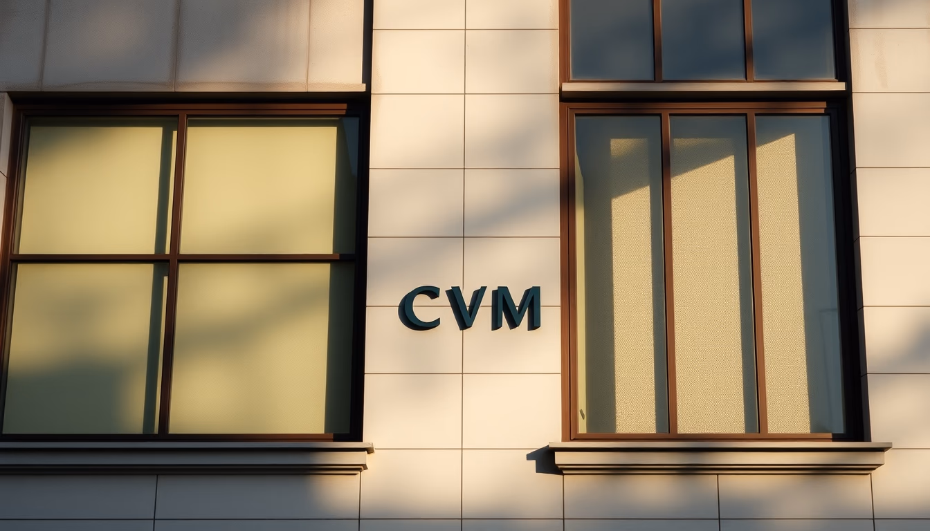 CVM building in Rio de Janeiro architectural exterior em estilo editorial