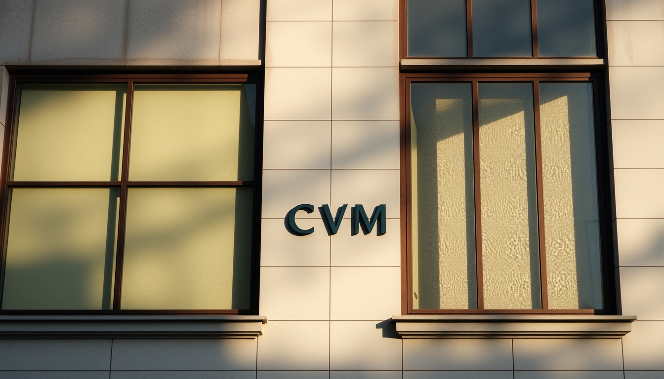 CVM building in Rio de Janeiro architectural exterior em estilo editorial