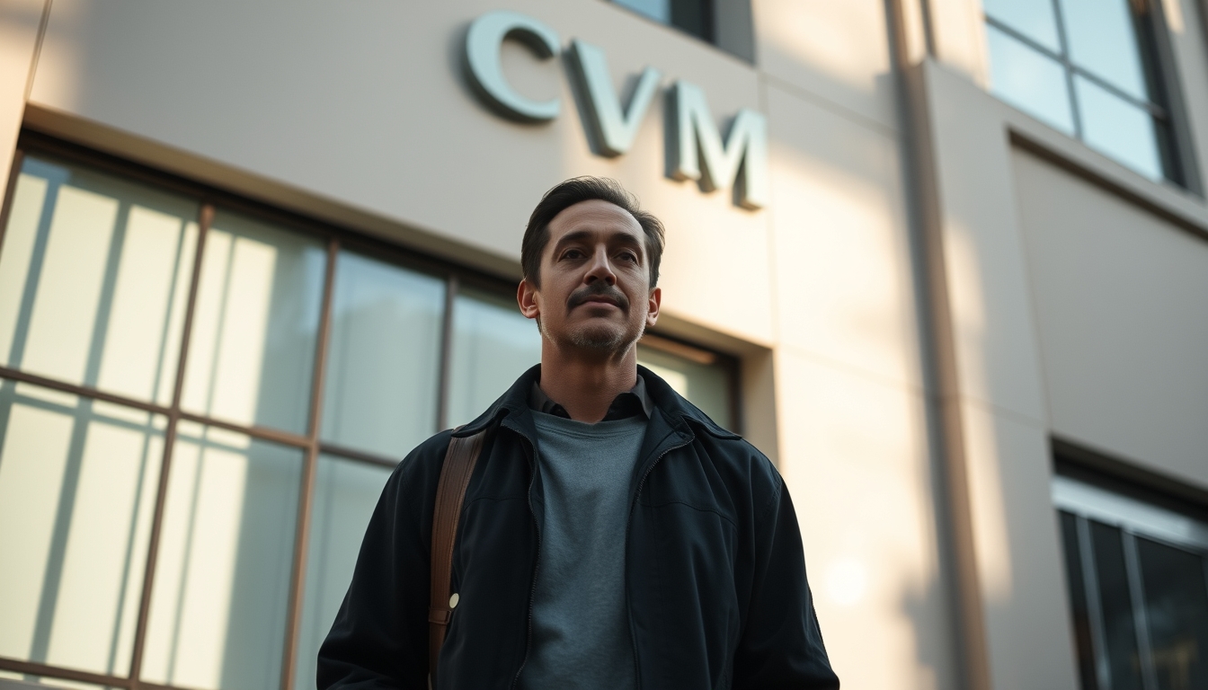 CVM building in Rio de Janeiro architectural exterior em estilo editorial