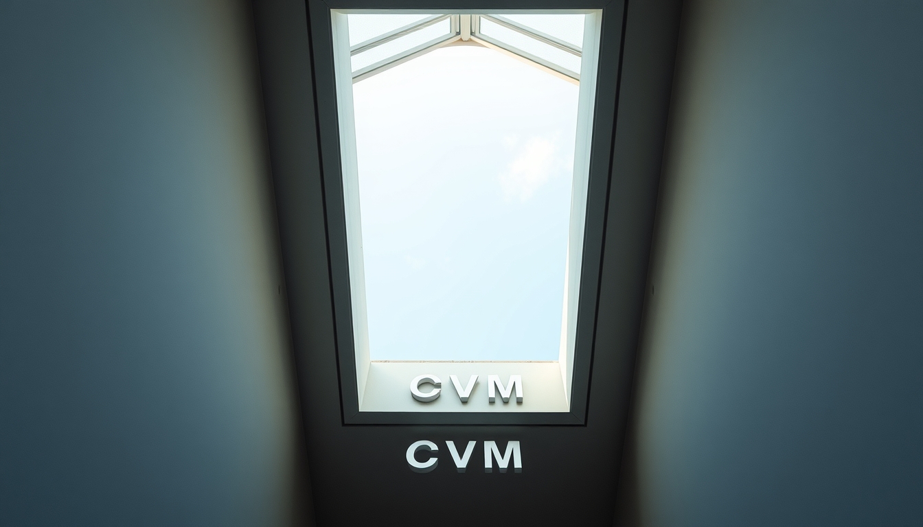 CVM building in Rio de Janeiro architectural exterior em estilo editorial