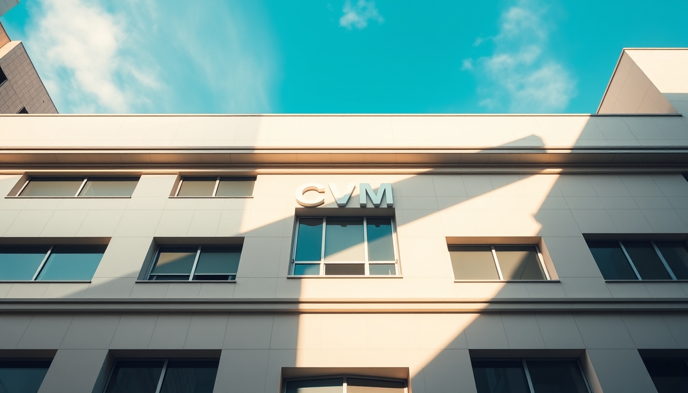 CVM building in Rio de Janeiro architectural exterior em estilo editorial