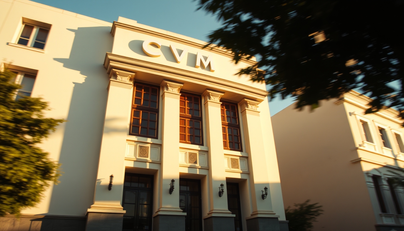CVM building in Rio de Janeiro architectural exterior em estilo editorial