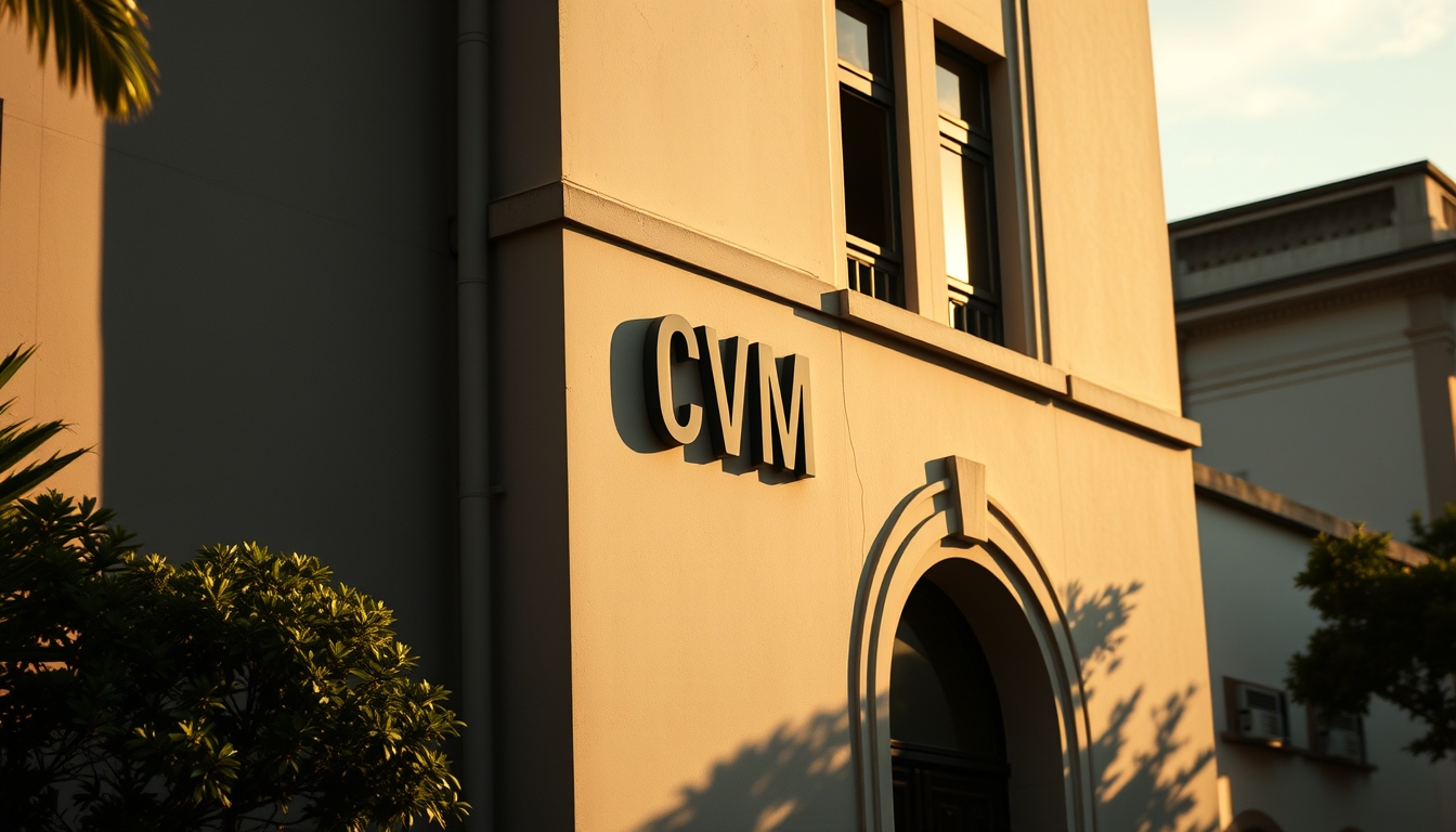 CVM building in Rio de Janeiro architectural exterior em estilo editorial