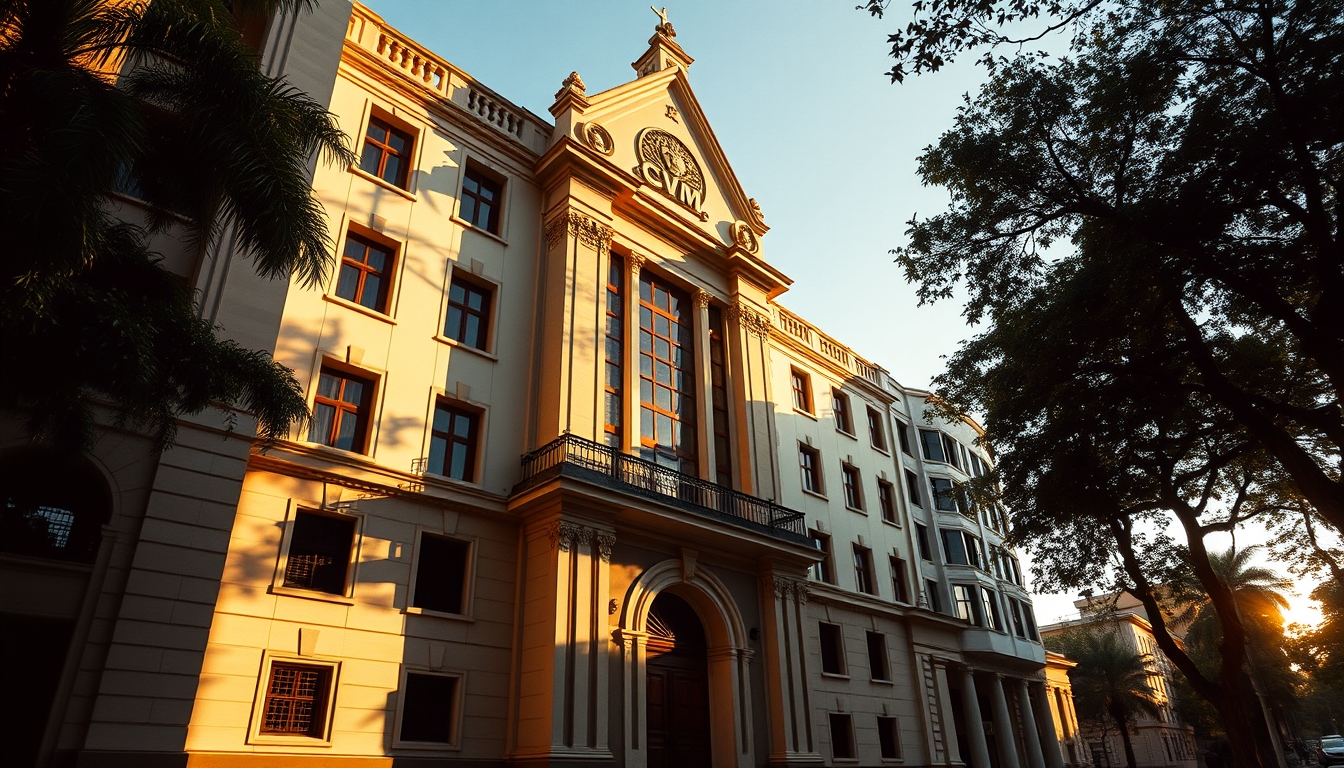 CVM building in Rio de Janeiro architectural exterior em estilo editorial