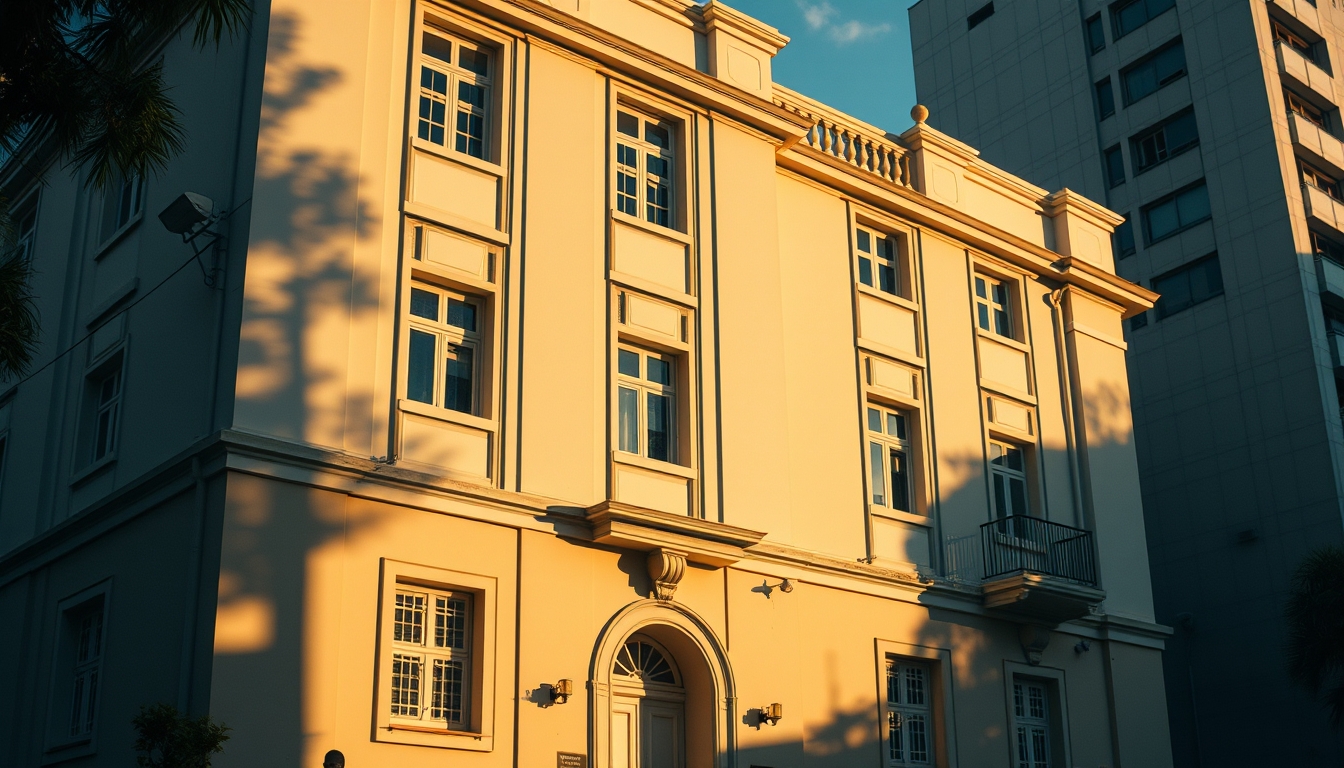 CVM building in Rio de Janeiro architectural exterior em estilo editorial