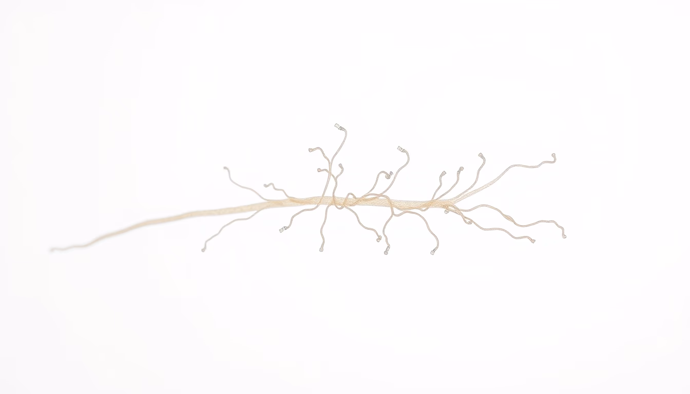 cyanobacteria filament in editorial style