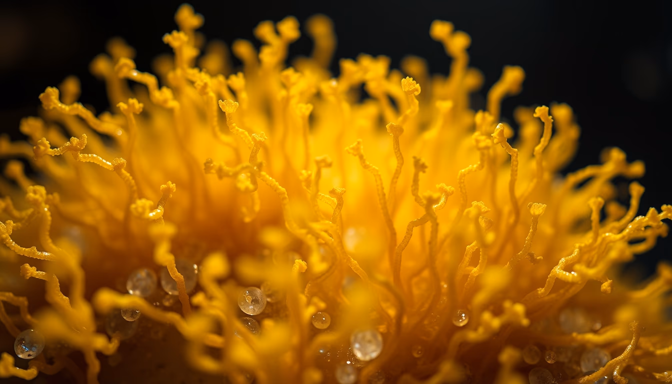 cyanobacteria filament in editorial style