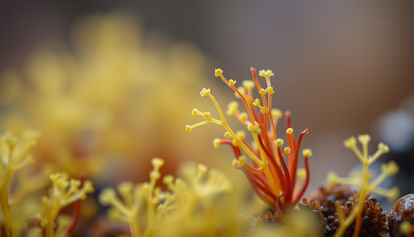 cyanobacteria filament in editorial style