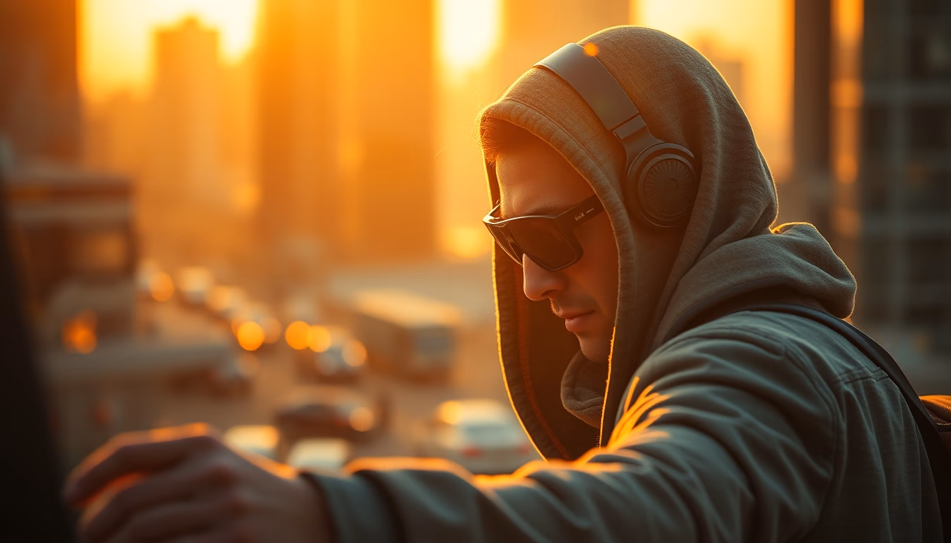 cyber attack visualization in editorial style