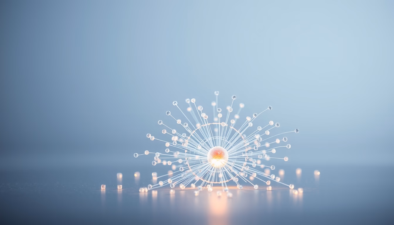 cyclotron particle in editorial style