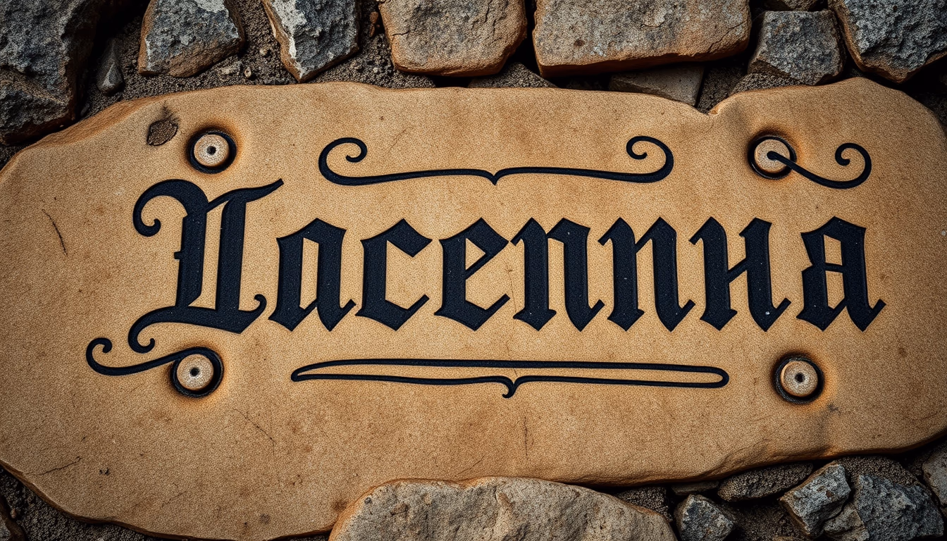 cyrillic script medieval in editorial style