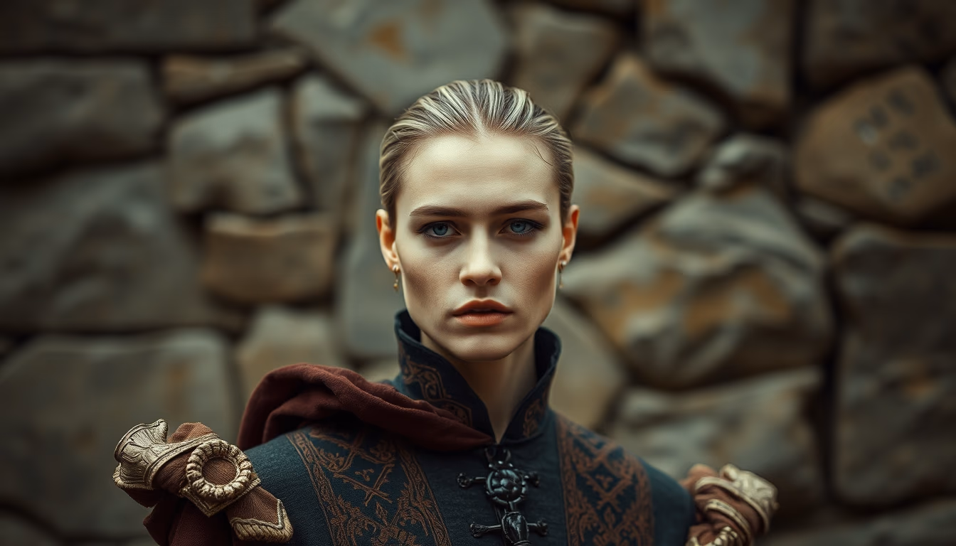 cyrillic script medieval in editorial style