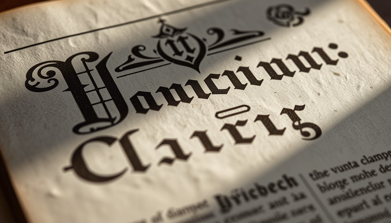 cyrillic script medieval in editorial style