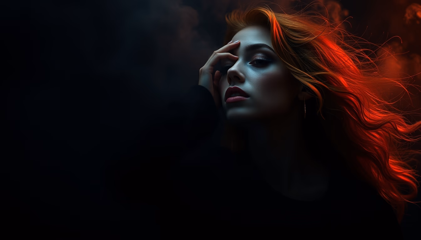 dark matter visualization in editorial style