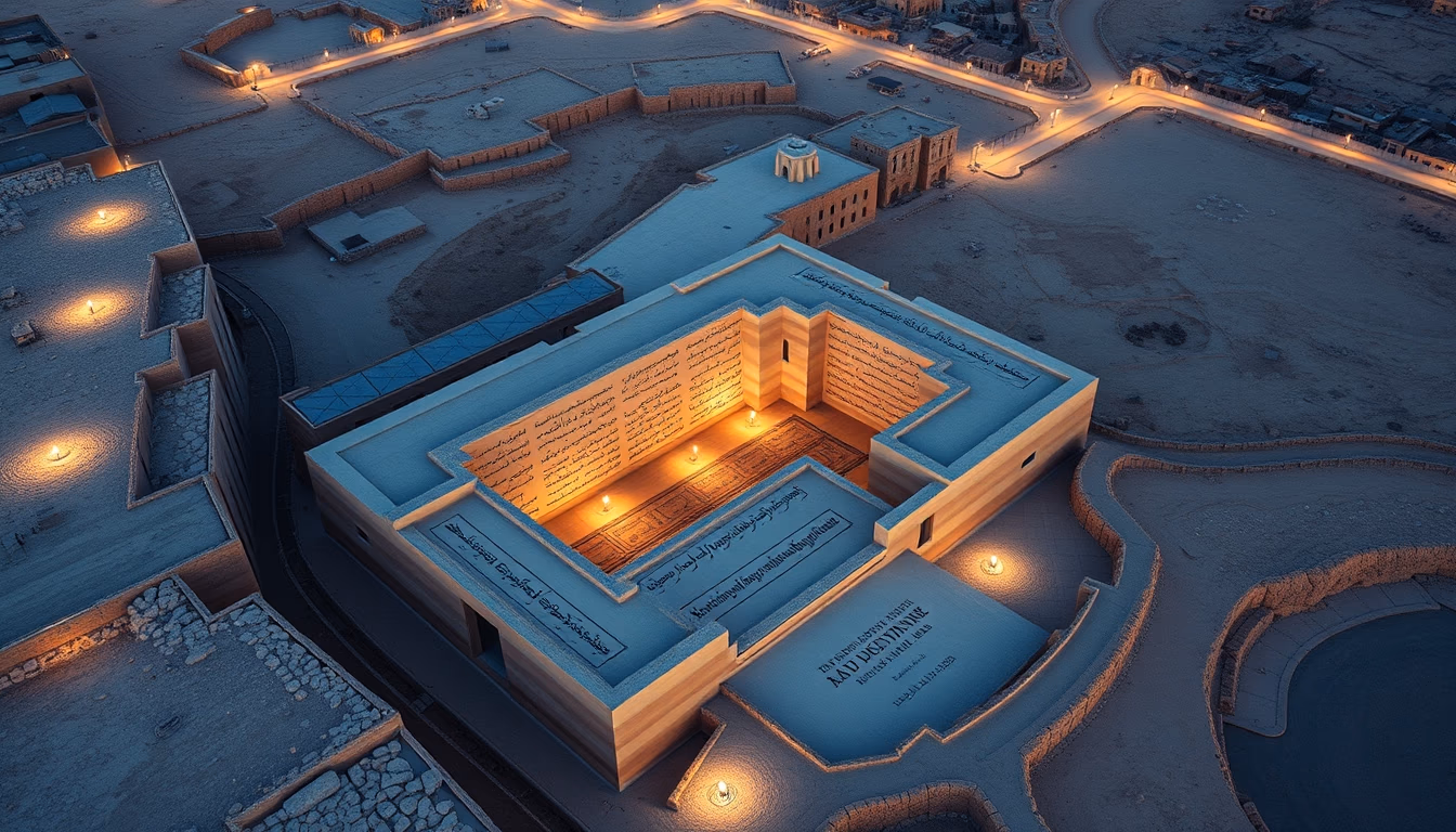 dead sea scrolls fragment in editorial style