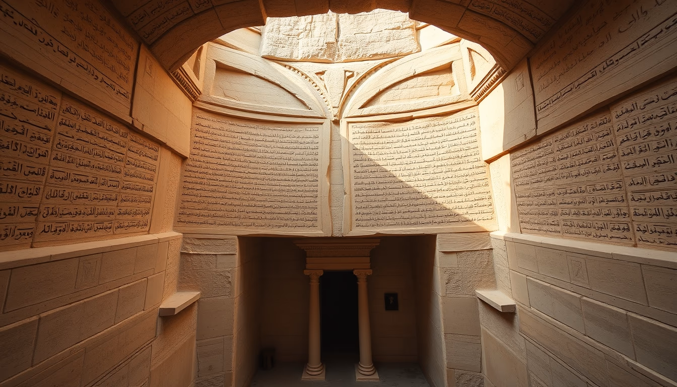 dead sea scrolls fragment in editorial style