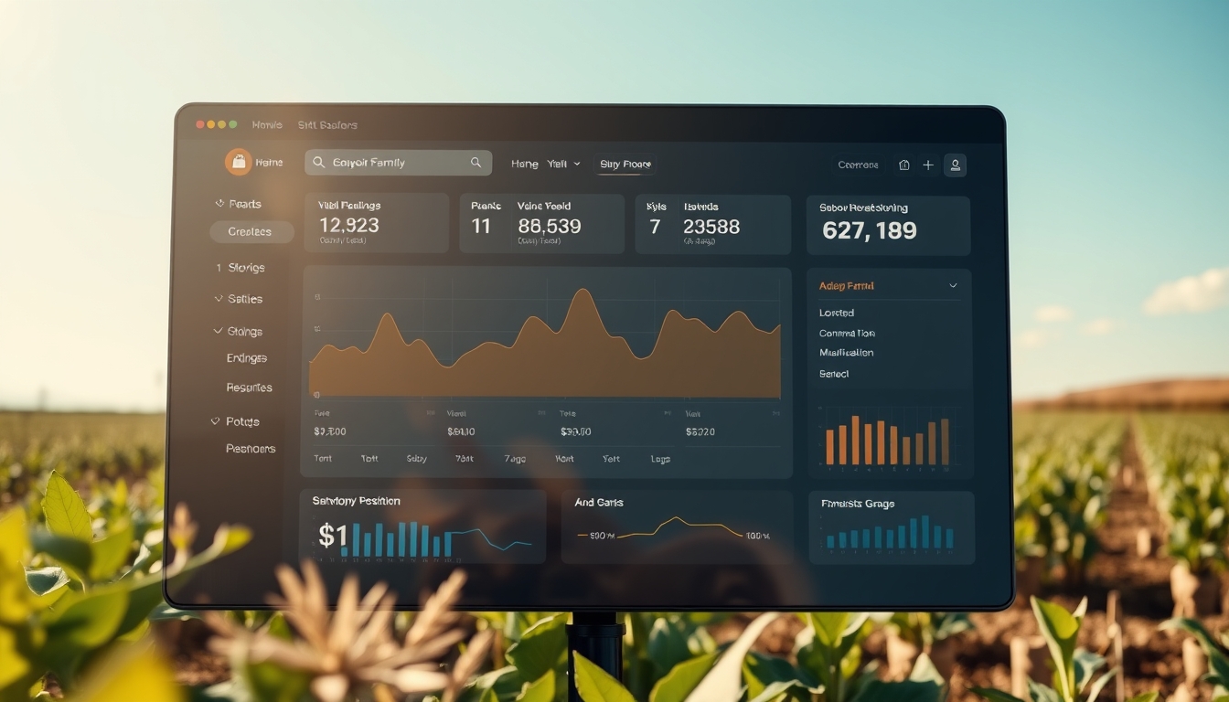 Dashboard de dapp descentralizada mostrando posições de yield farming em estilo editorial