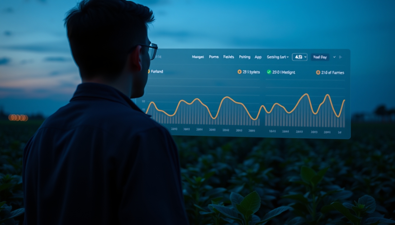 Dashboard de dapp descentralizada mostrando posições de yield farming em estilo editorial