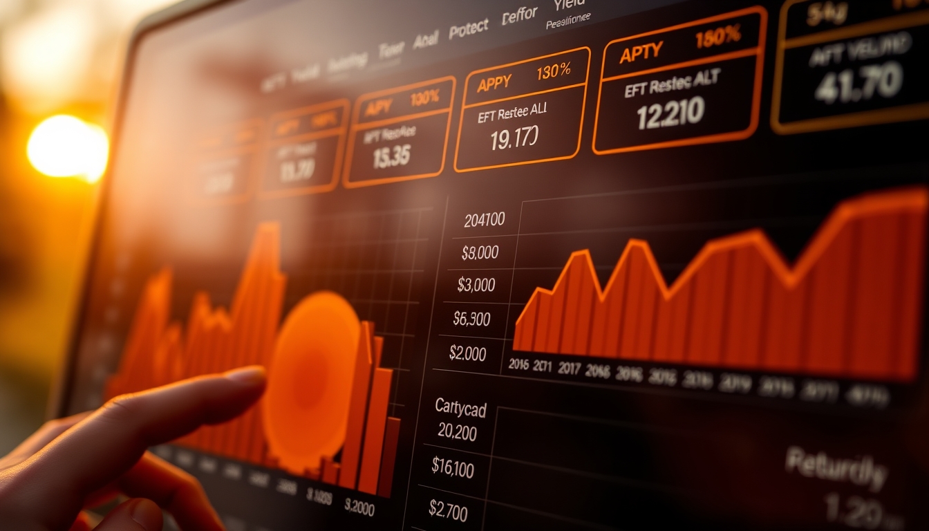 Agregador de yield DeFi dashboard mostrando APY entre protocolos em estilo editorial