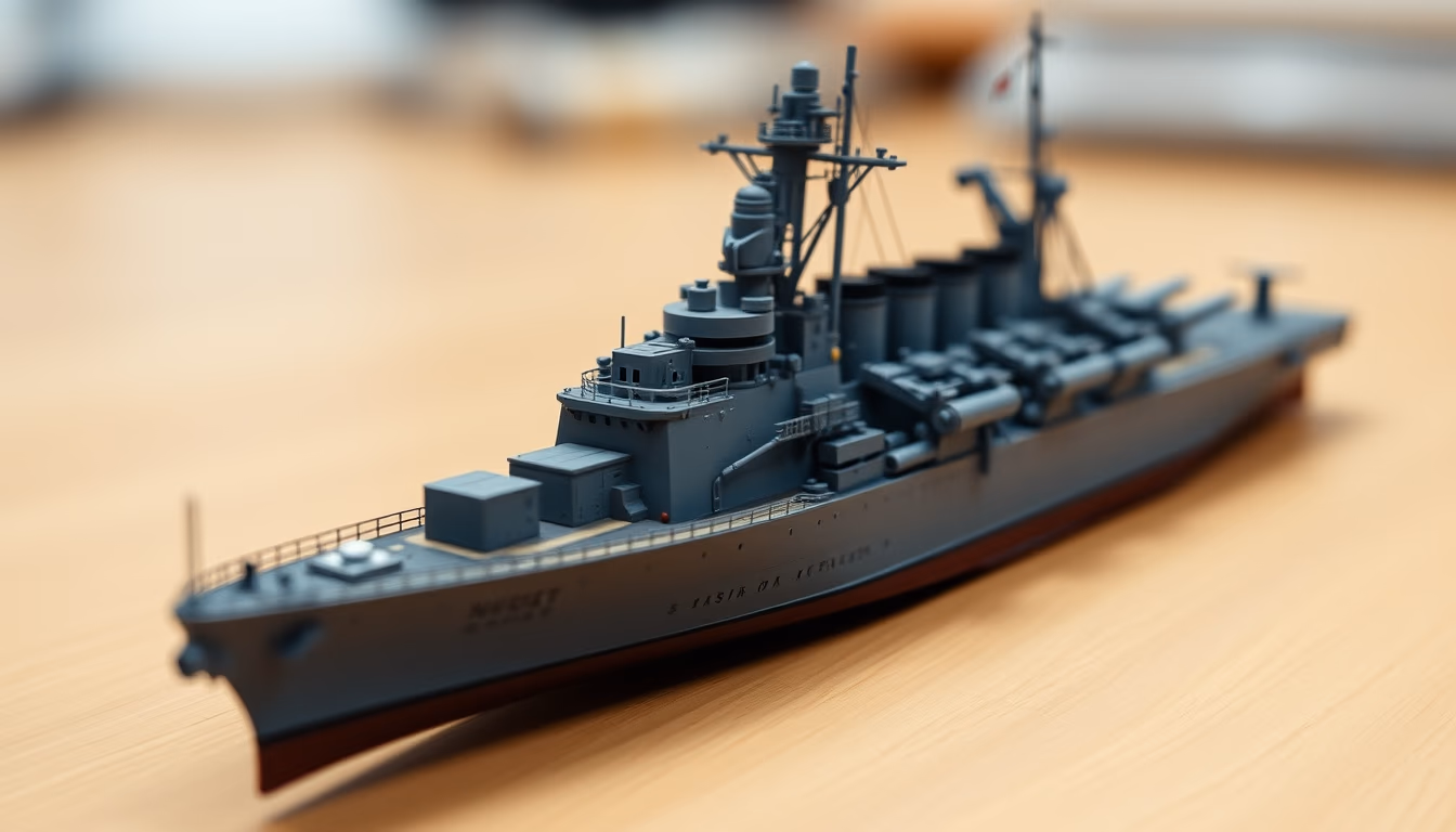 destroyer naval ship in editorial style