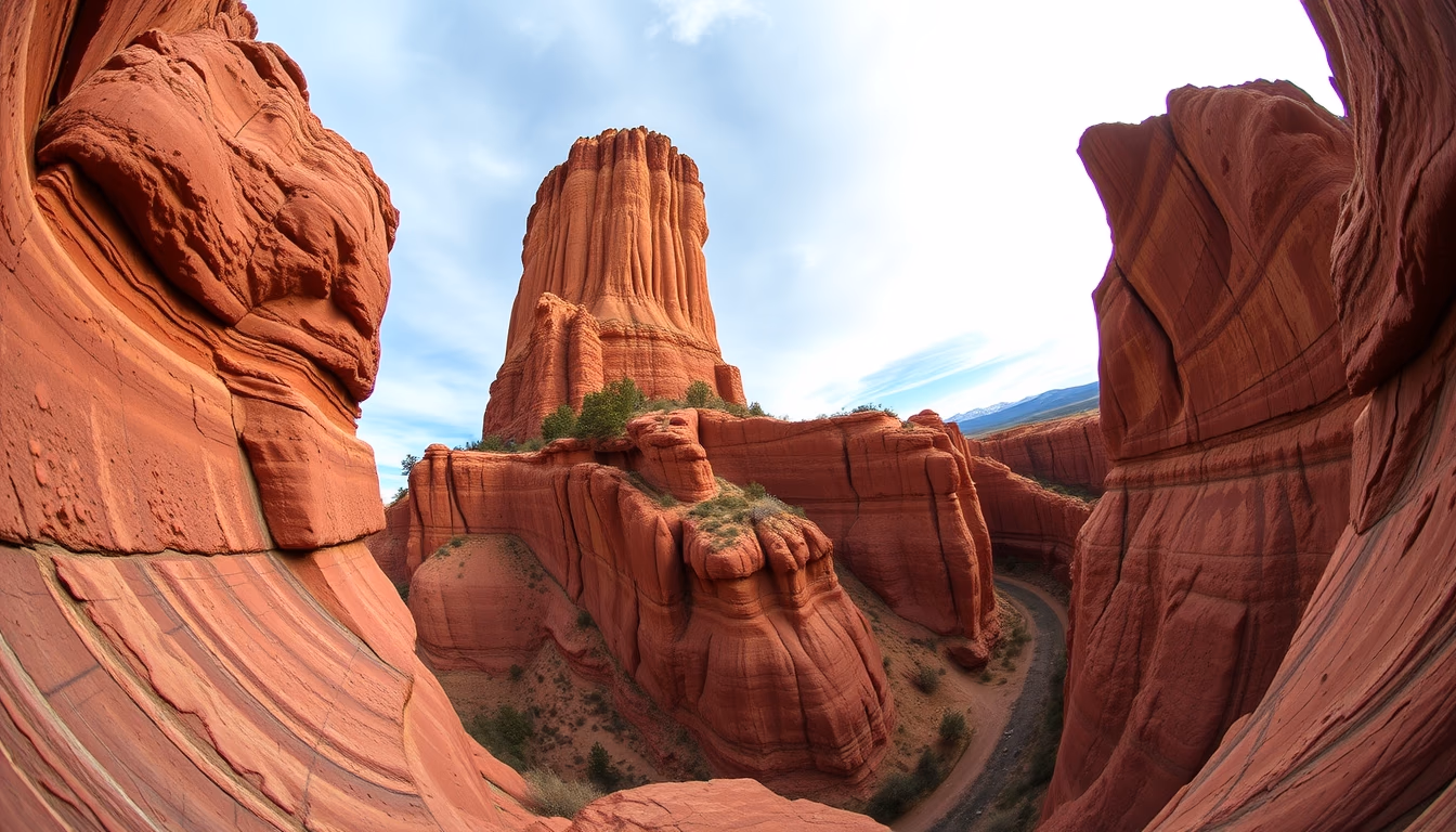 devil tower wyoming in editorial style