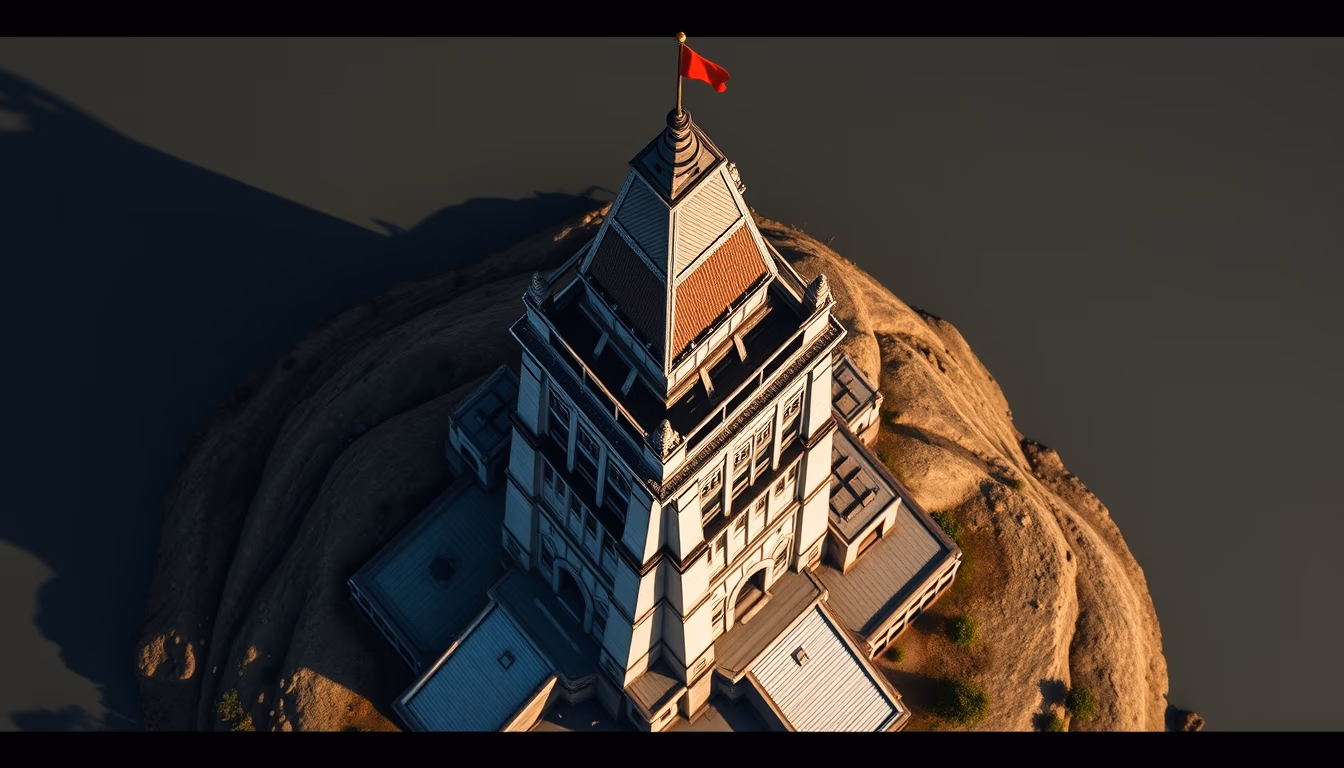 devil tower wyoming in editorial style