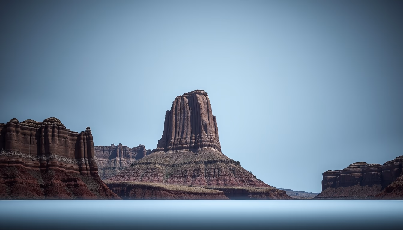 devil tower wyoming in editorial style