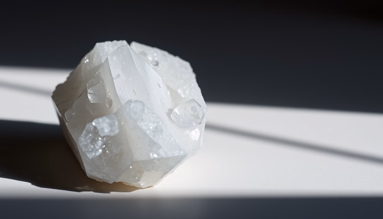 diamond rough crystal in editorial style