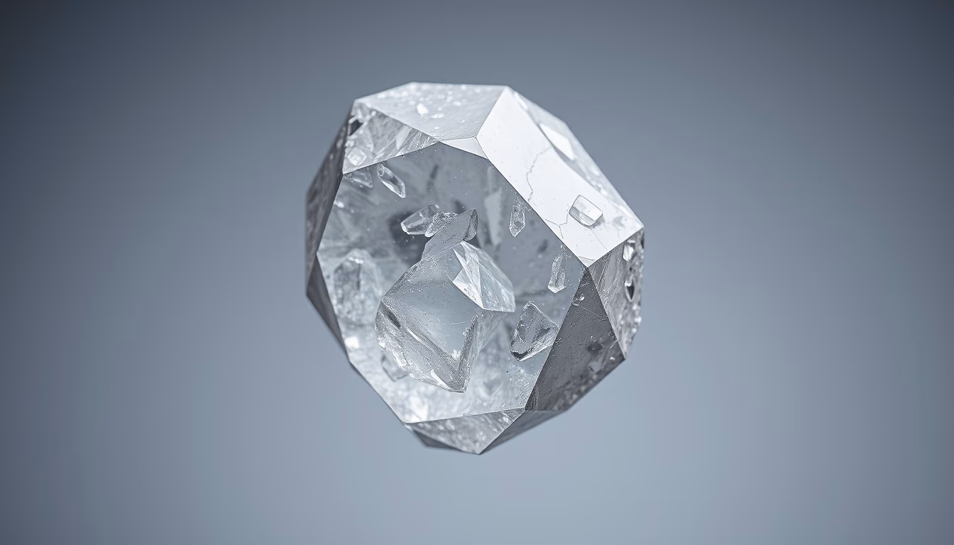 diamond rough crystal in editorial style