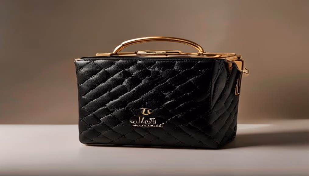 dior lady dior medium cannage black in luxury editorial photography