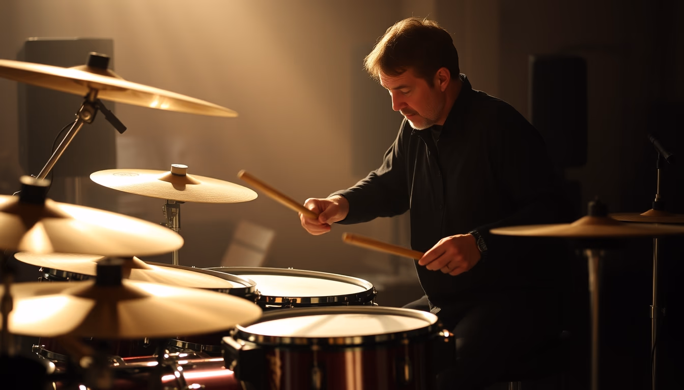 drum machine roland in editorial style