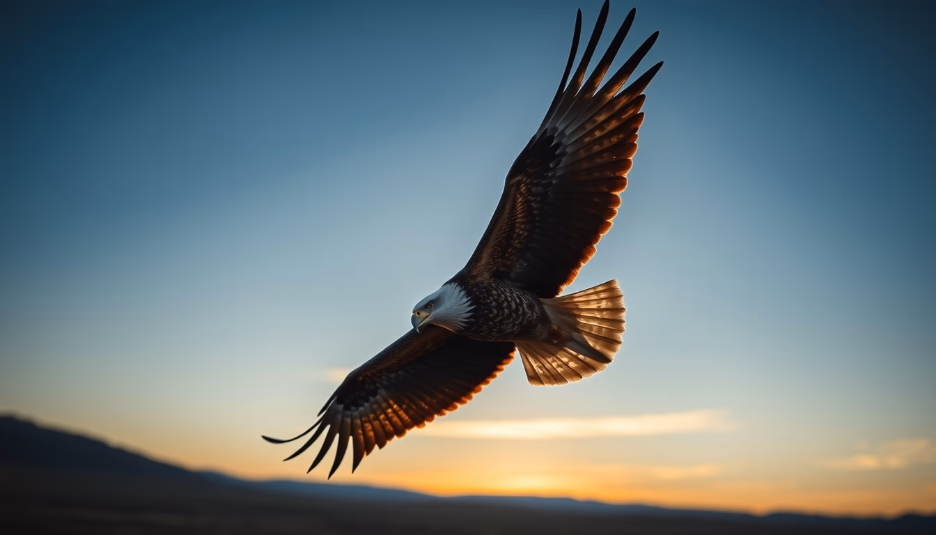 eagle hunter mongolia in editorial style