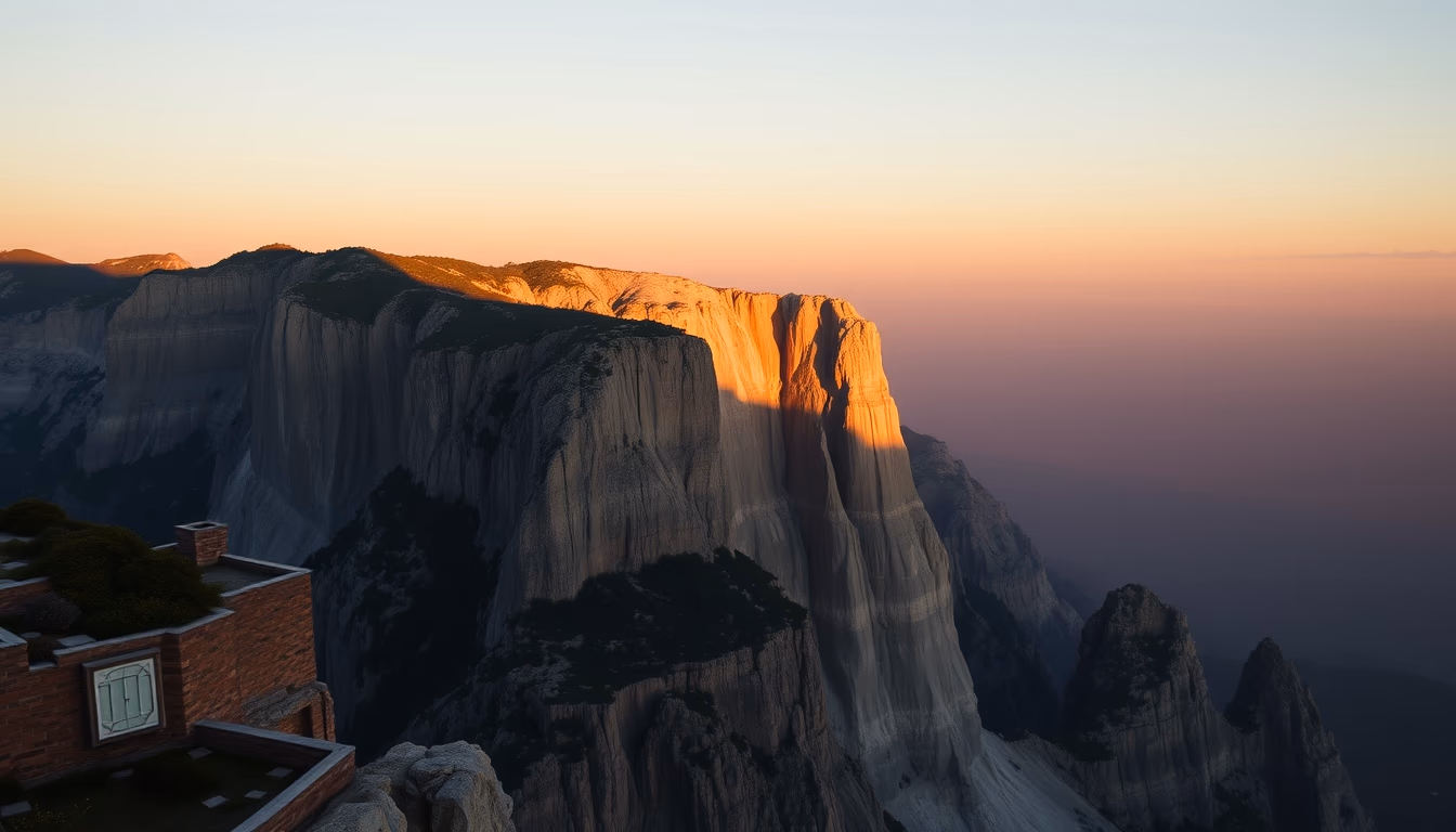 el capitan cliff in editorial style