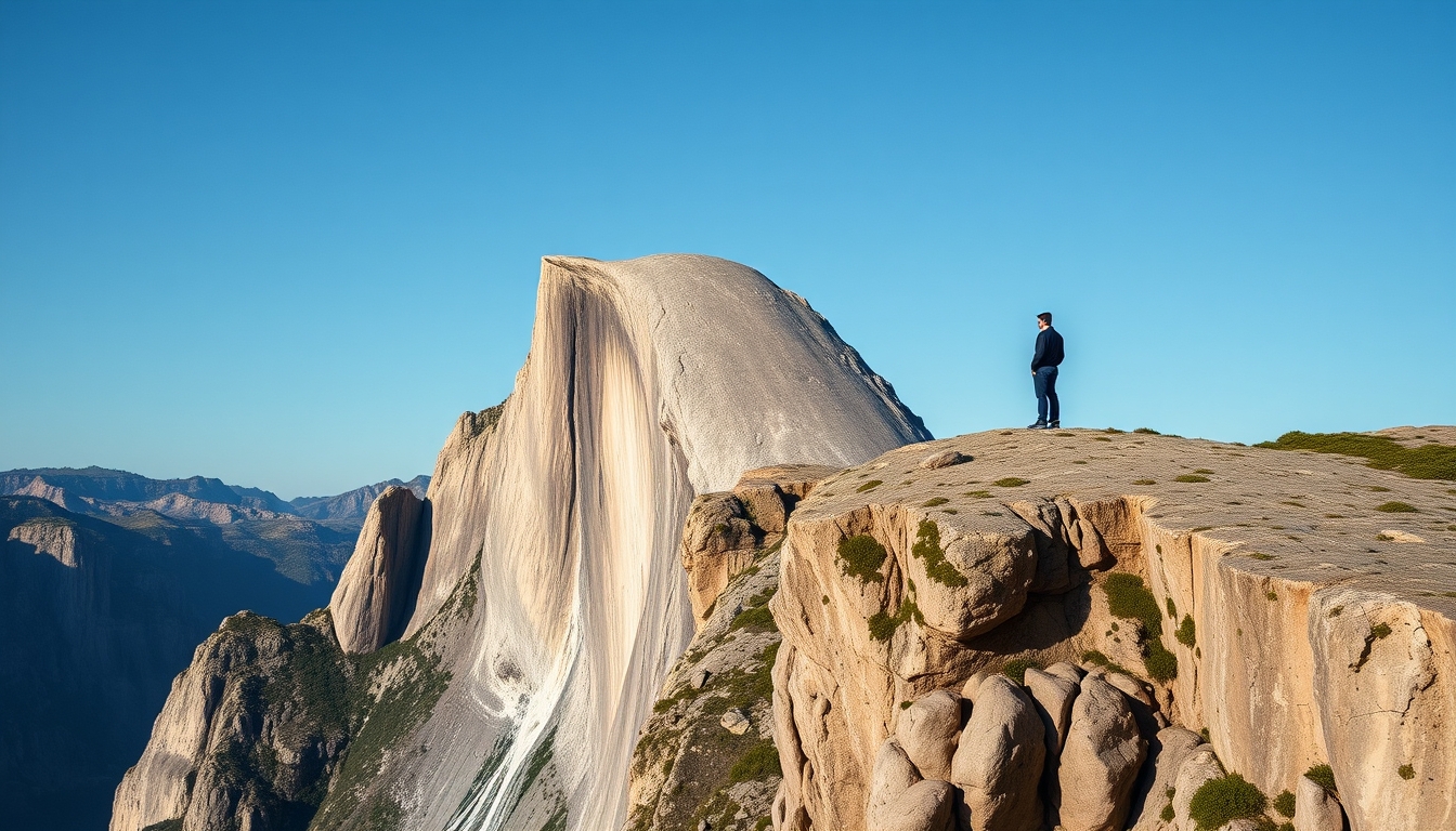 el capitan cliff in editorial style