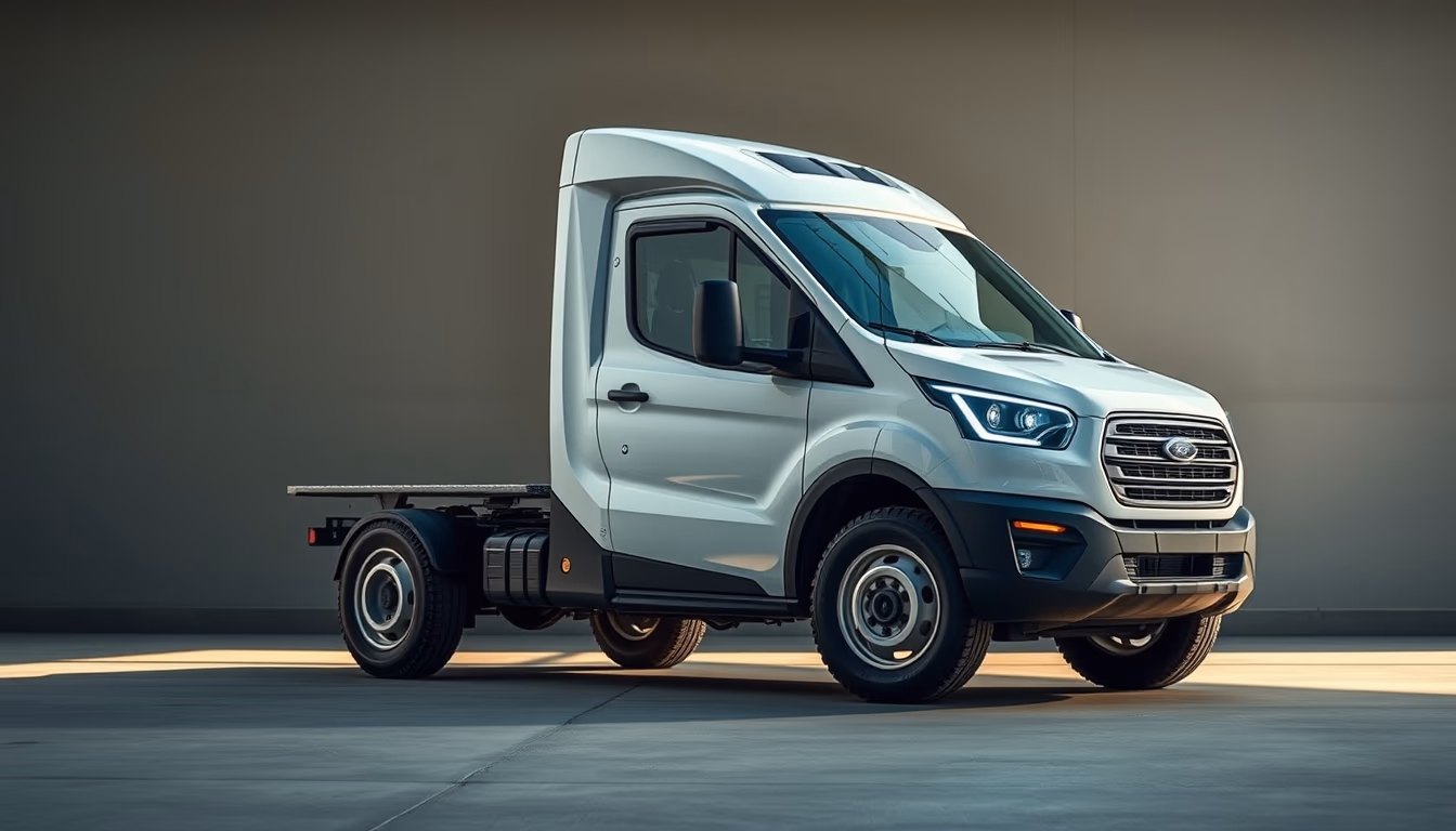 electric truck cybertruck in editorial style