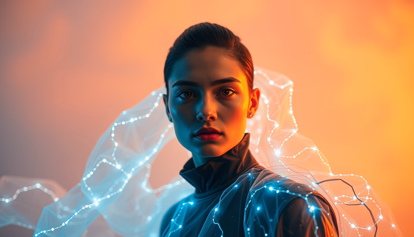 electron cloud render in editorial style