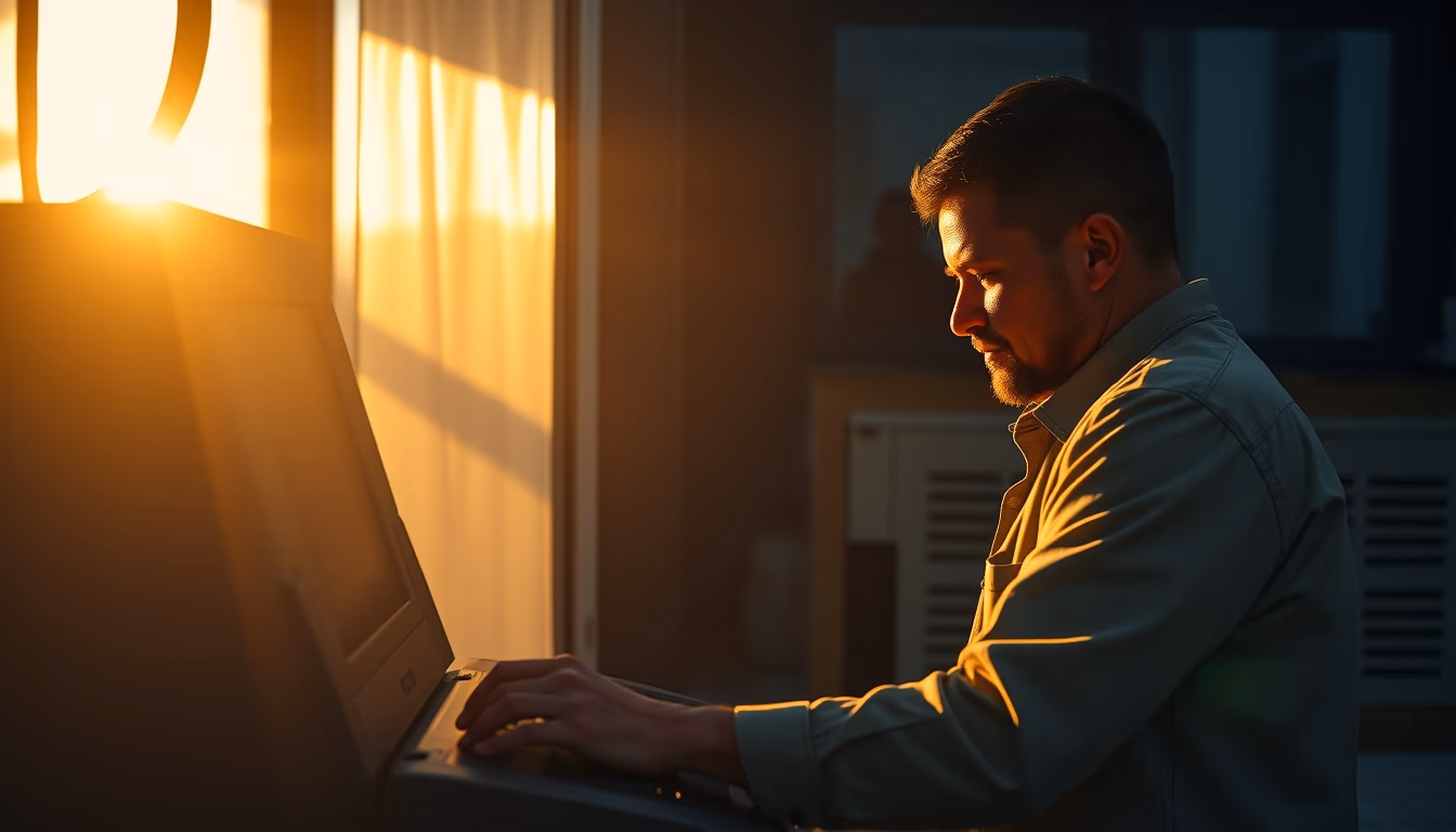 electronic vote machine technician configuring Brazilian voting machine in editorial style