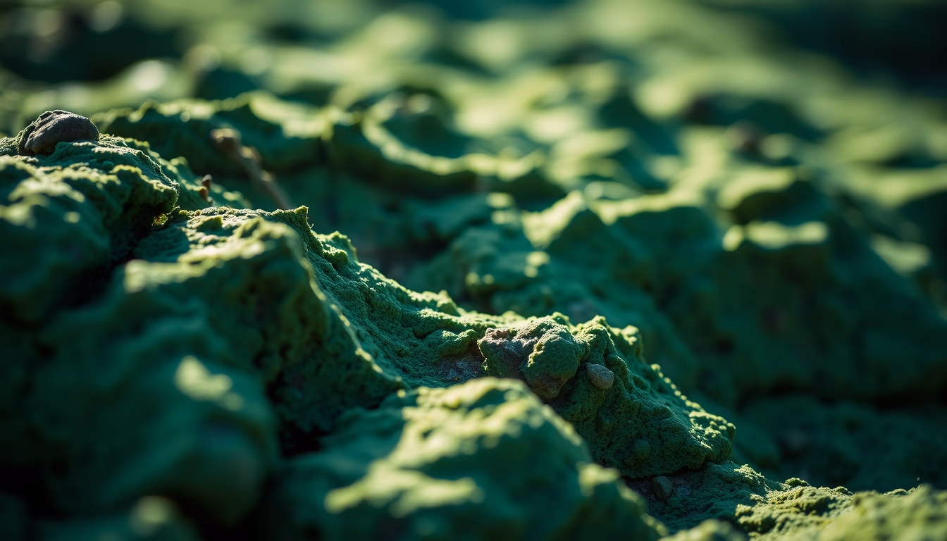 emerald rough green in editorial style